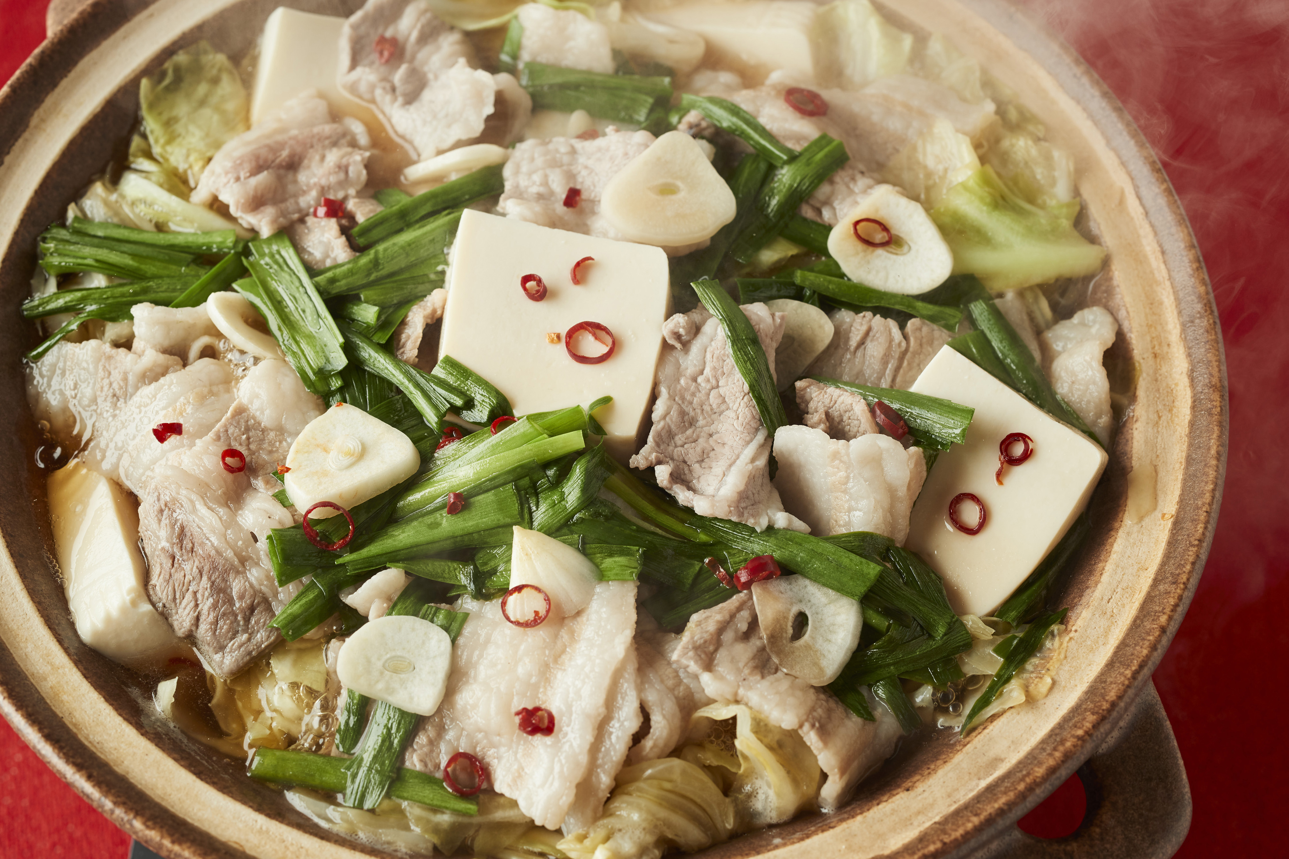 豚肉とキャベツのスタミナ鍋 接客サービス日本一を目指している健康スーパー「ランドローム」
