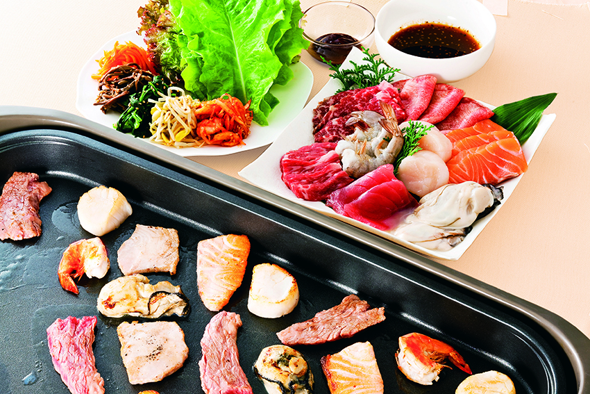 彩りナムル手巻き焼肉