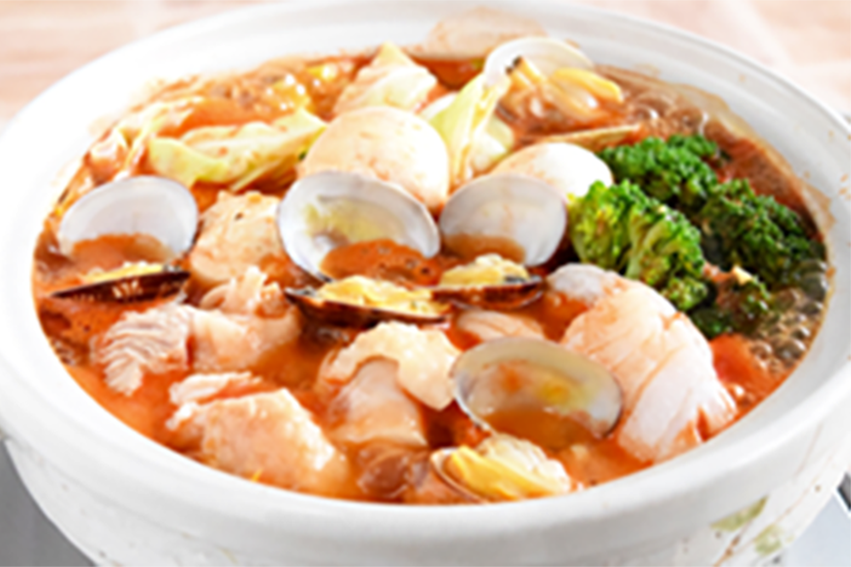 地中海風レモントマト鍋