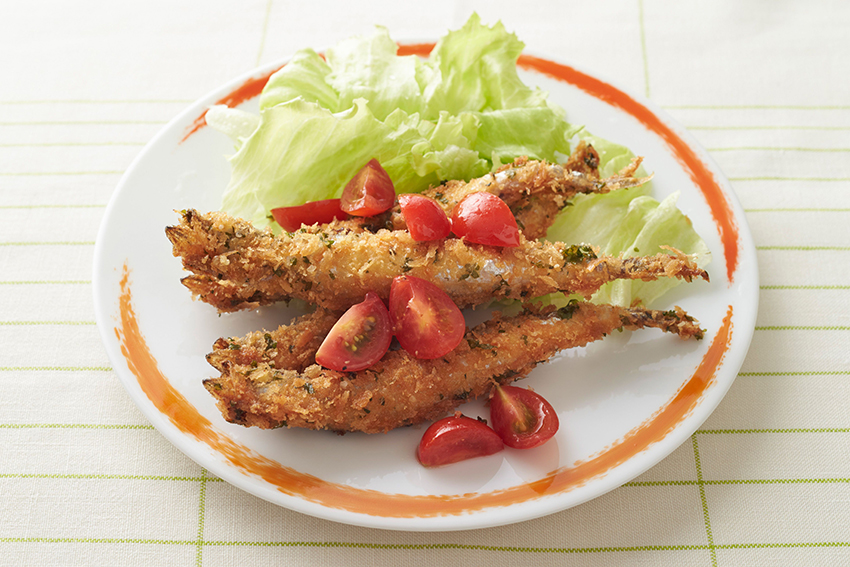 ししゃものチーズパン粉フライ