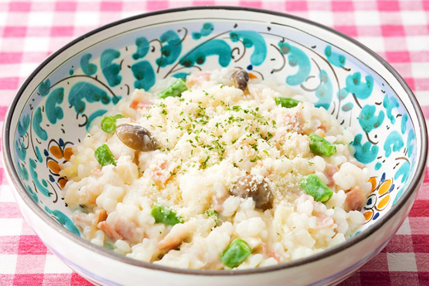 濃いシチュークリームで本格リゾット