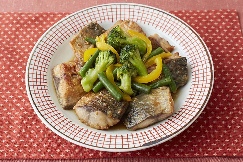 さばと野菜の中華あん