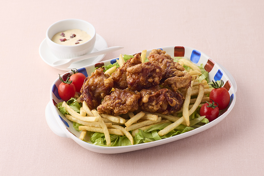 鶏からポテトのタルタル添え