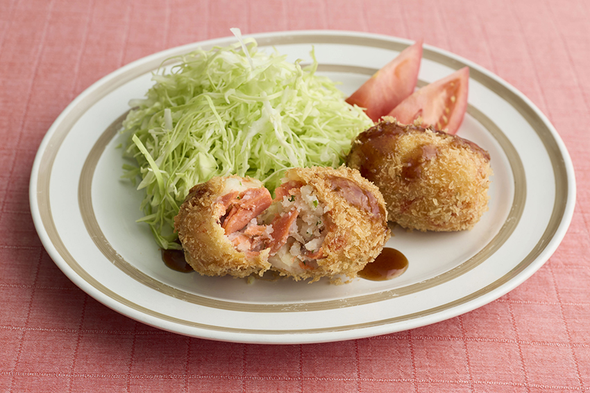 鮭のコロッケ
