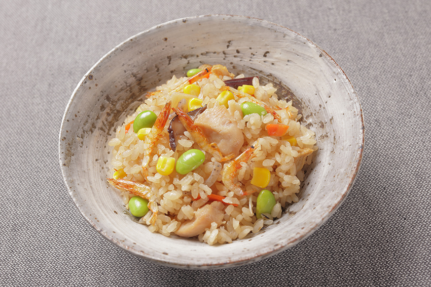 春の３食桜えびごはん