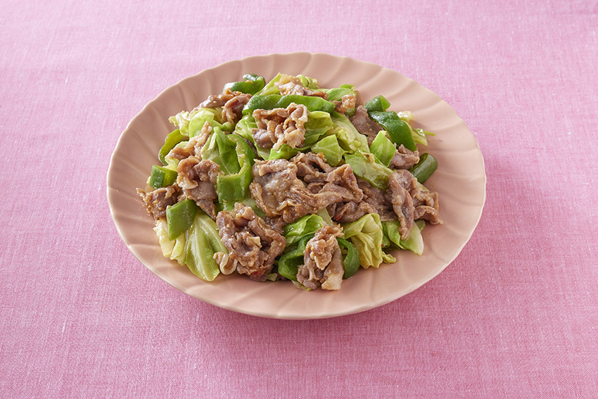豚肉のレンチンホイコーロー