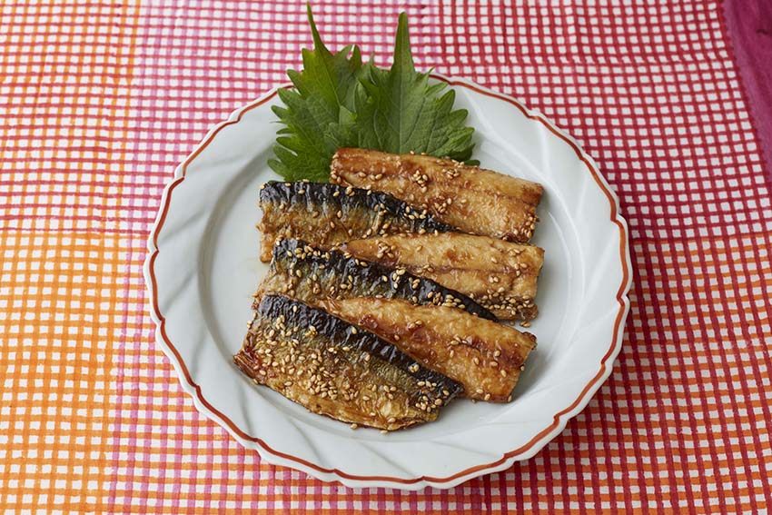 さんまのごま焼き